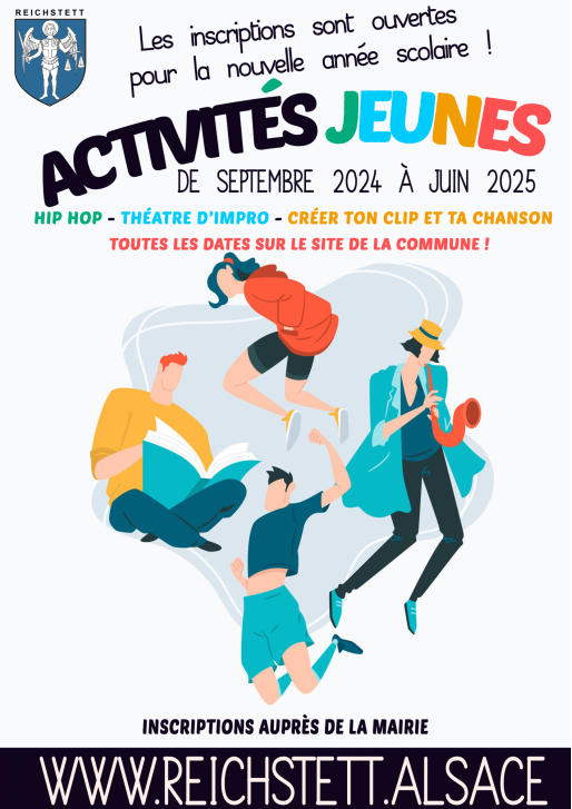 activités jeunes 2024 - 2025